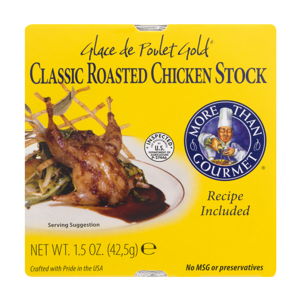 slide 1 of 10, More Than Gourmet Classic Roasted Chicken Stock, 1.5 oz