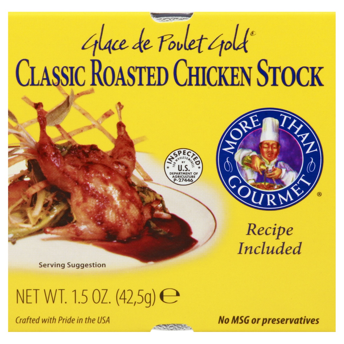slide 1 of 10, More Than Gourmet Classic Roasted Chicken Stock, 1.5 oz