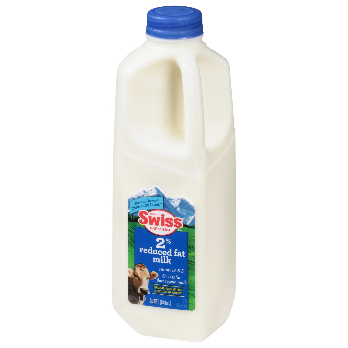 slide 5 of 9, Swiss 2% Reduced Fat Milk 1 qt, 1 qt