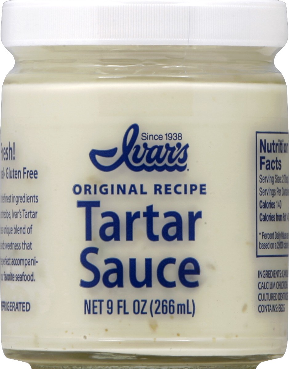 slide 2 of 2, Ivar's Tartar Sauce 9 oz, 