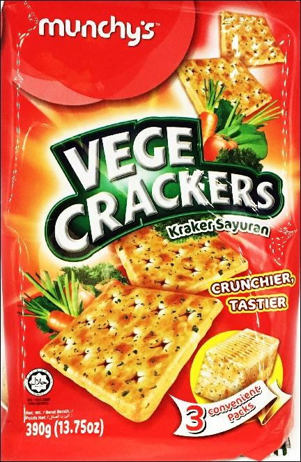 slide 1 of 1, Munchy's Munchy Veg Crckr, 13.76 oz