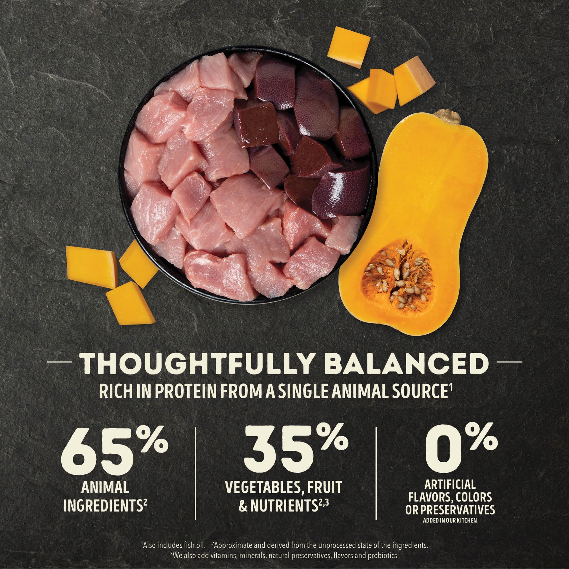 slide 3 of 5, ACANA Singles Pork & Squash Recipe 22.5LB, 22.5 lb