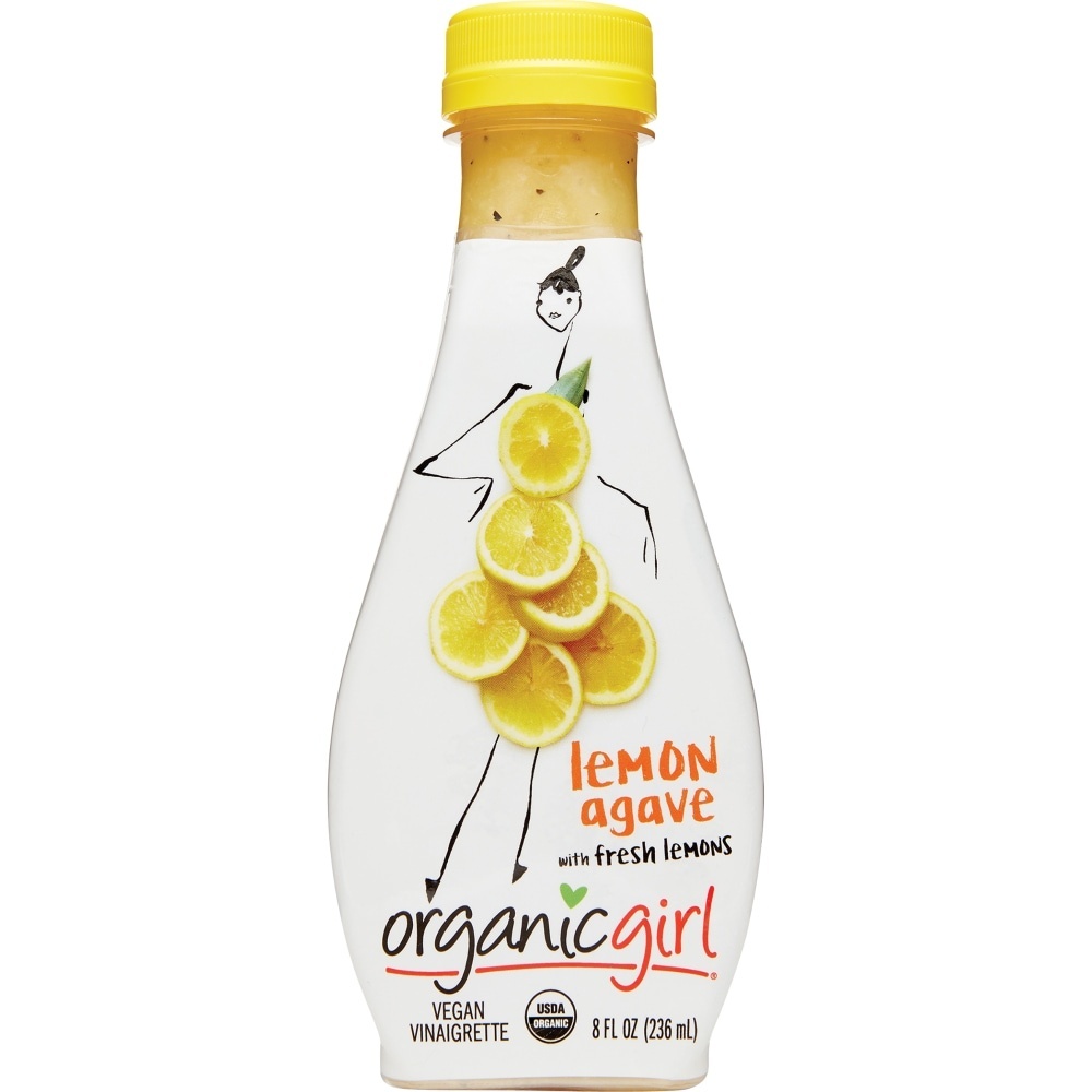 slide 1 of 1, Organic Girl Lemon Agave with Fresh Lemons, 8 fl oz