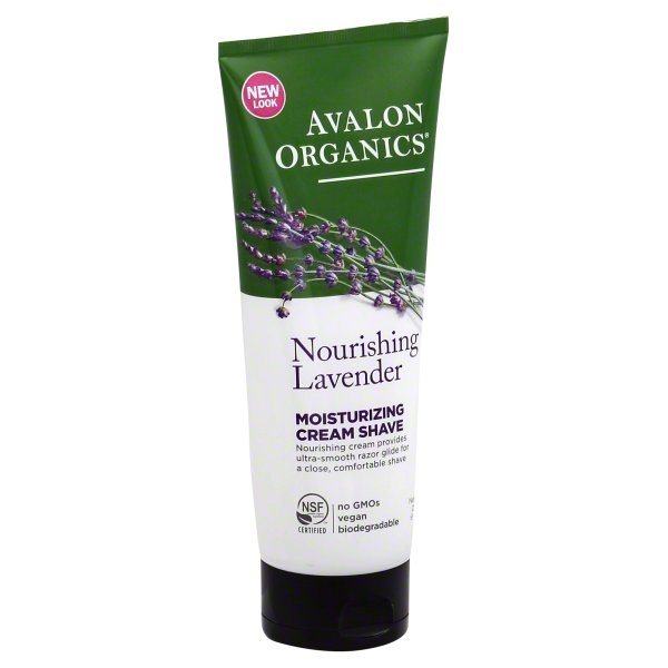 slide 1 of 1, Avalon Organics Moisturizing Lavender Cream Shave, 8 fl oz