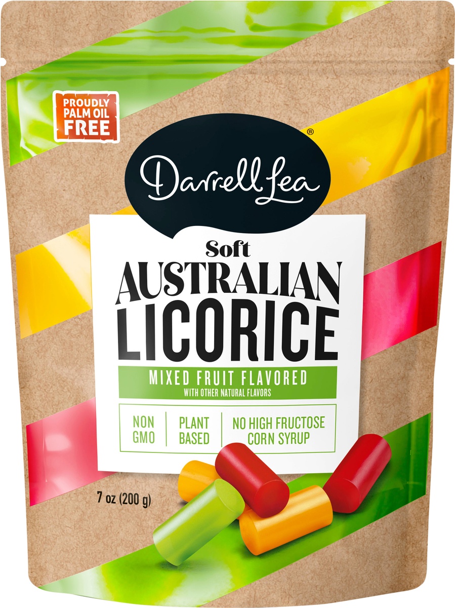 slide 4 of 6, Darrell Lea Liquorice, Australian, Mixed Fruit Flavored, Soft, 7 oz