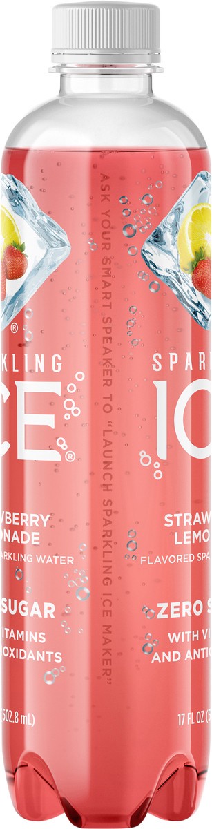 slide 5 of 7, Sparkling ICE Zero Sugar Strawberry Lemonade Sparkling Water - 17 fl oz, 17 fl oz