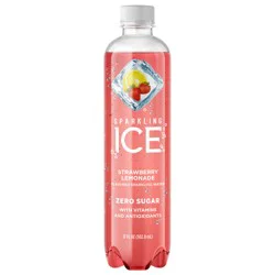 Sparkling ICE Zero Sugar Strawberry Lemonade Sparkling Water 17 fl oz