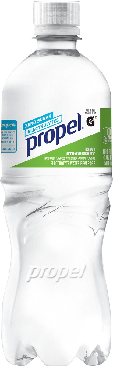 slide 5 of 7, Propel Kiwi Strawberry Flavored Water, 6 ct; 16.9 fl oz