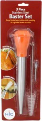 Harold Import Co. Baster Set Stainless Steel
