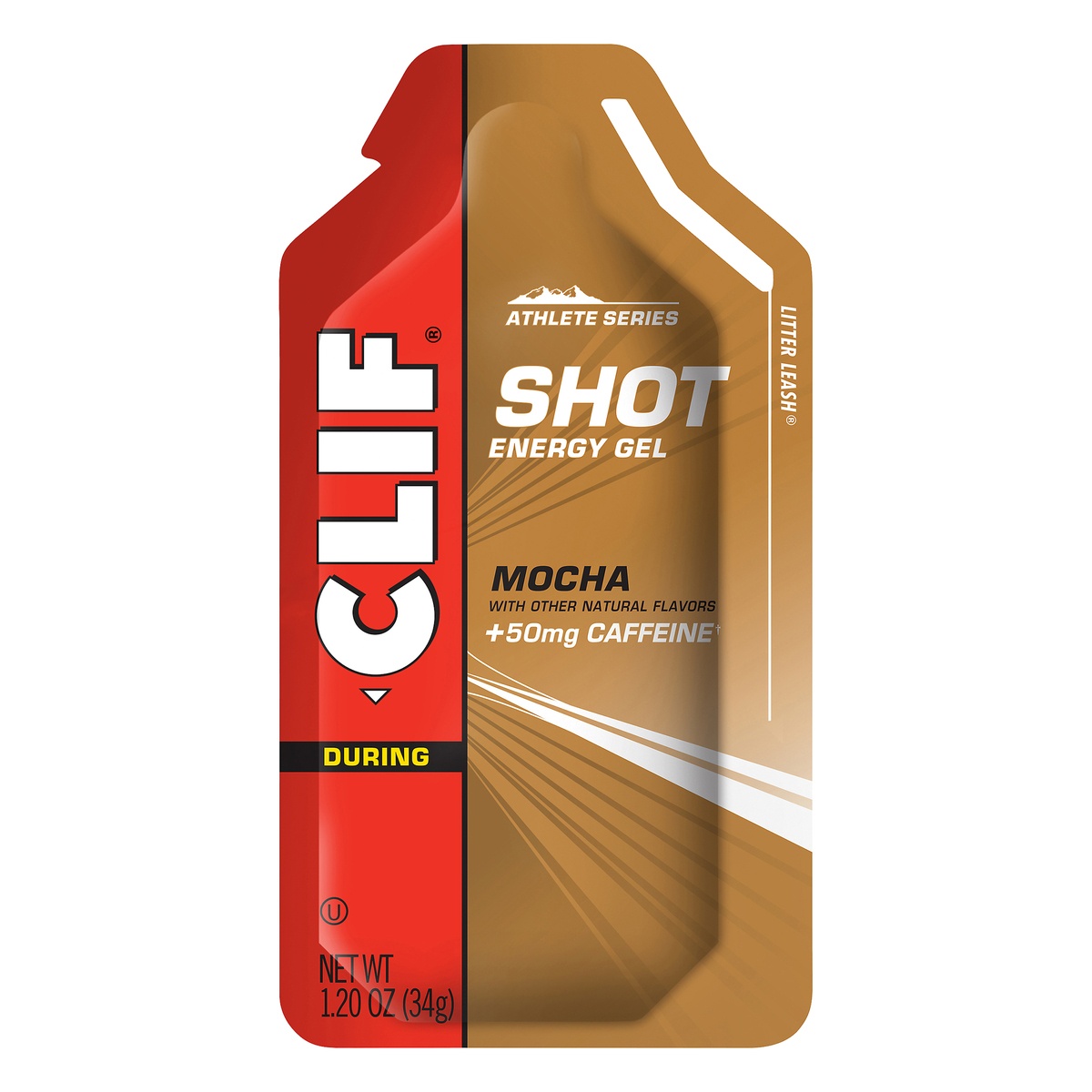 slide 1 of 8, CLIF Shot™ Mocha Energy Gel 1.2 oz. Packet, 1.2 oz