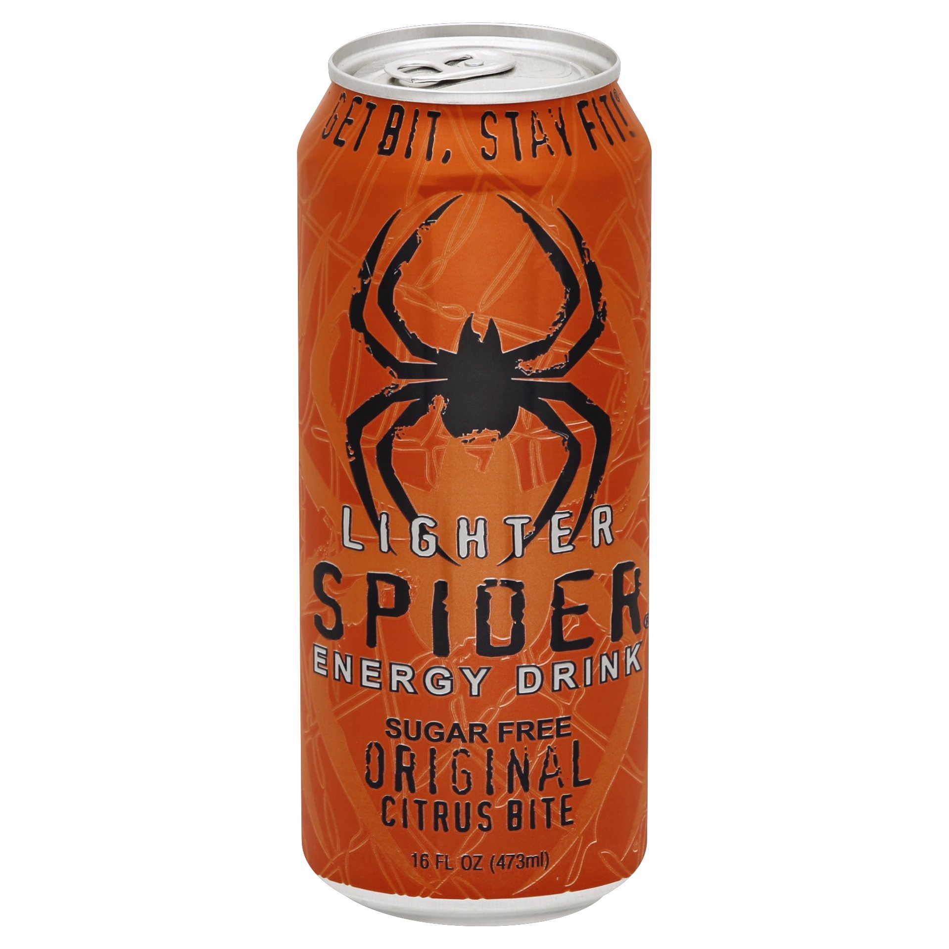 slide 1 of 1, Spider Energy Sugar Free Citrus Bite Lighter, 16 oz