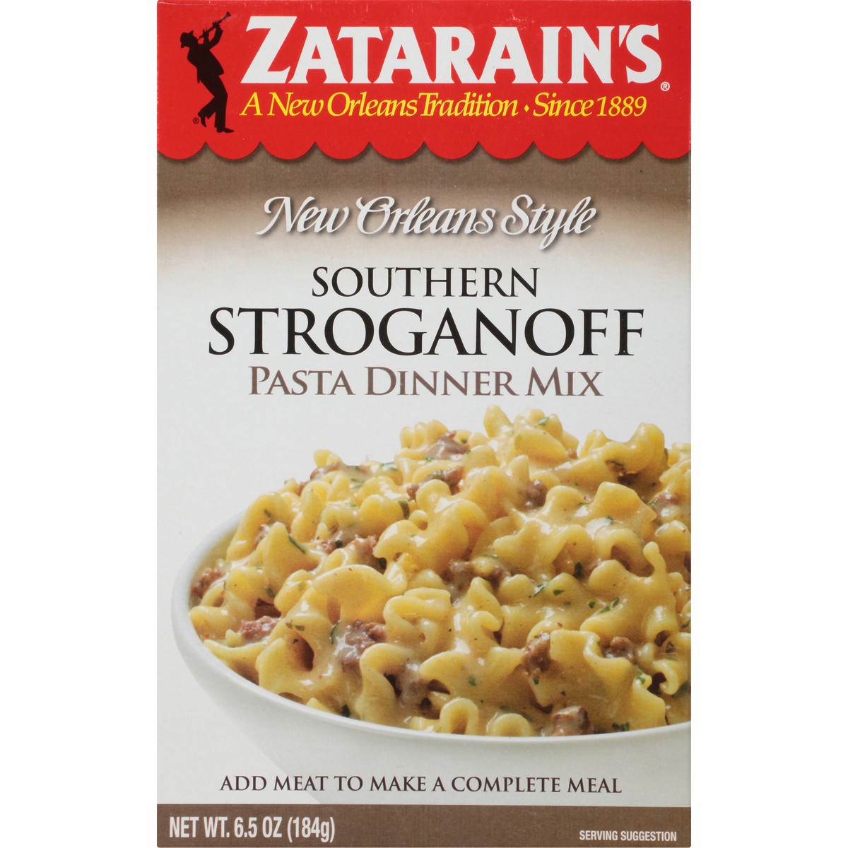 slide 1 of 4, Zatarain's Southern Stroganoff Pasta Dinner Mix, 6.5 oz, 6.5 oz
