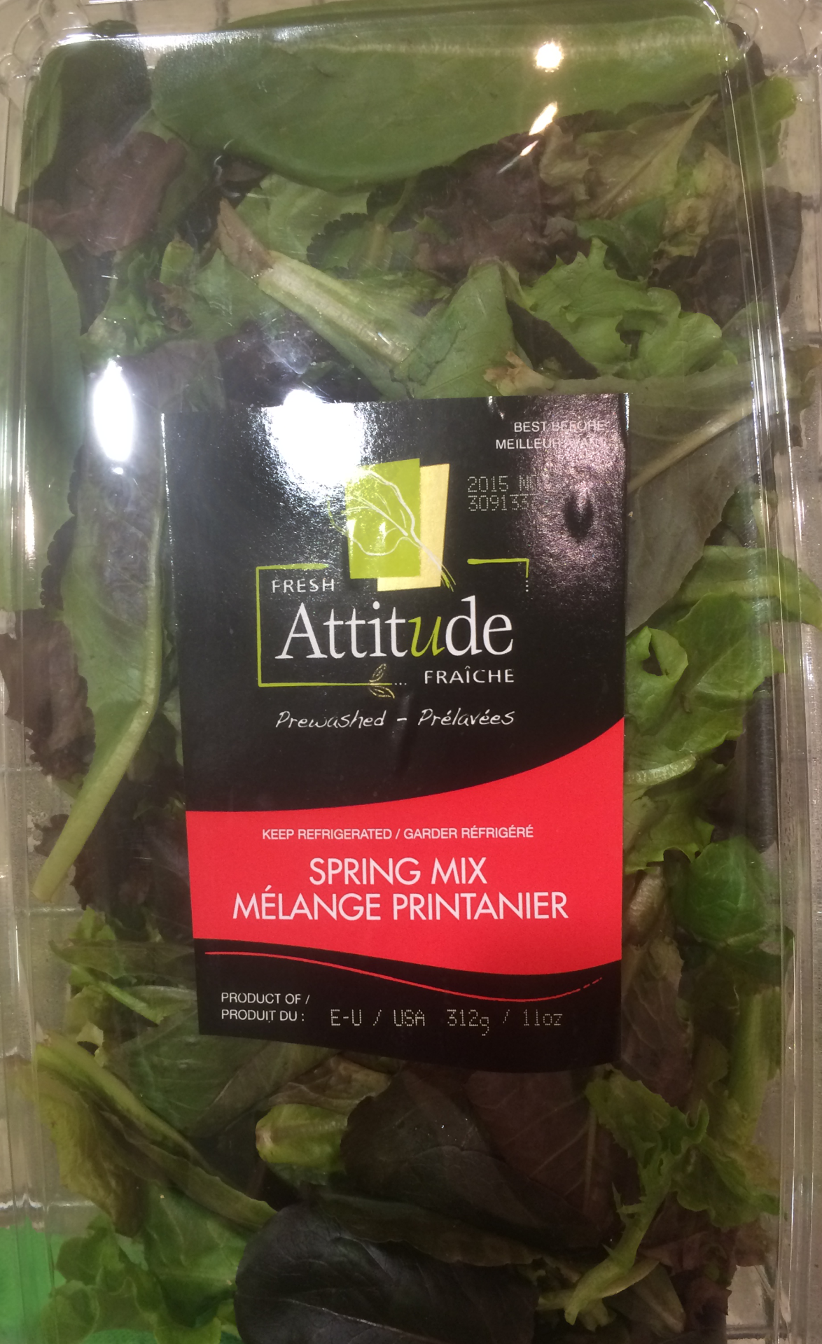 slide 1 of 1, Fresh Attitude Salad Spring Mix, 11 oz