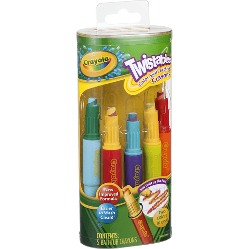 slide 3 of 8, Crayola Twistables Color Swirl Bathtub Crayons, 5 ct