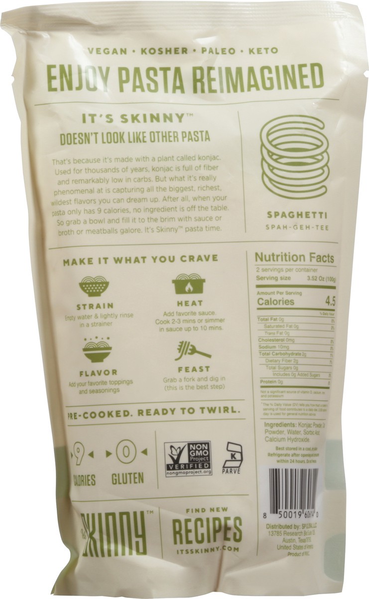 slide 3 of 11, It's Skinny Spaghetti Pasta 9.52 oz, 9.51 oz