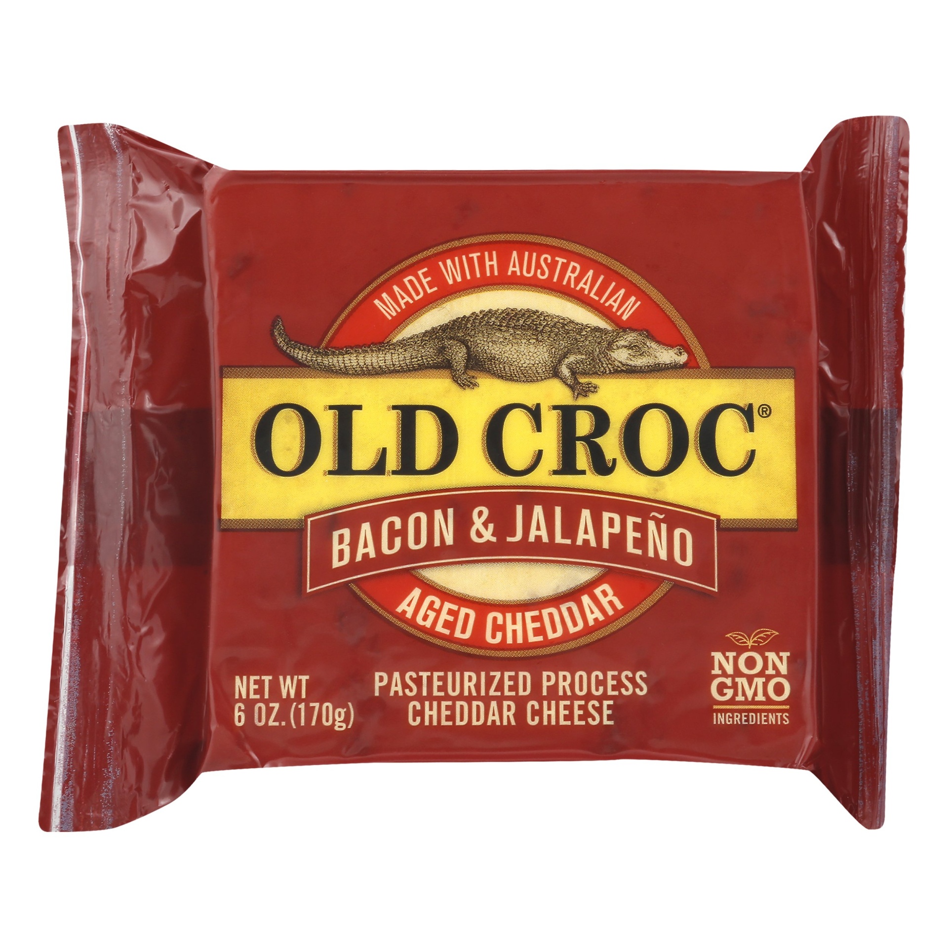 slide 1 of 1, Old Croc Australian Cheese - Horseradish, 7 oz