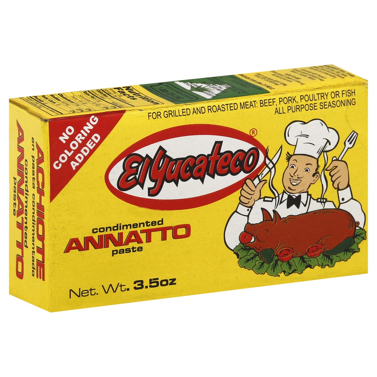 slide 4 of 4, El Yucateco Achiote Paste, 3.5 oz