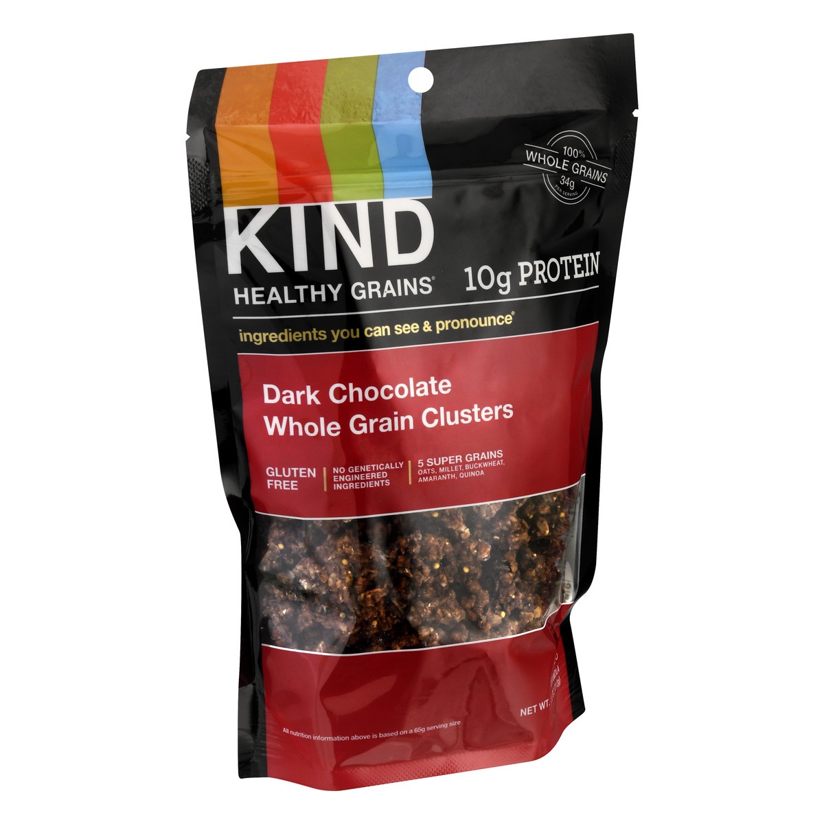 slide 5 of 9, KIND Dark Chocolate Clusters Granola Clusters, 11 oz