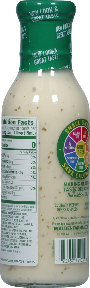 slide 5 of 9, Walden Farms Lime Crema Street Taco Sauce 12 Oz, 12 oz