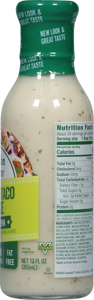 slide 8 of 9, Walden Farms Lime Crema Street Taco Sauce 12 Oz, 12 oz