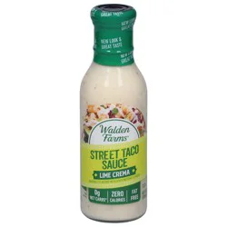 Walden Farms Lime Crema Street Taco Sauce 12 Oz