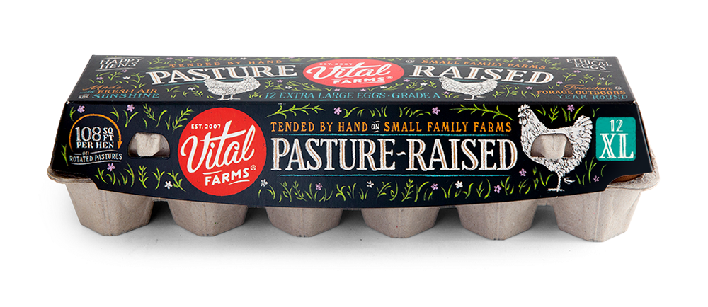 slide 1 of 4, Vital Farms Xtra Large Pasture-Raised Eggs, 12 ct