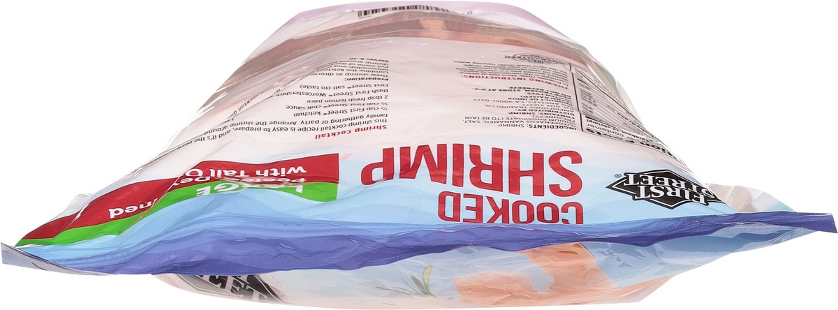 slide 13 of 13, First Street 41/50 Cooked Shrimp Tail On, 2 lb