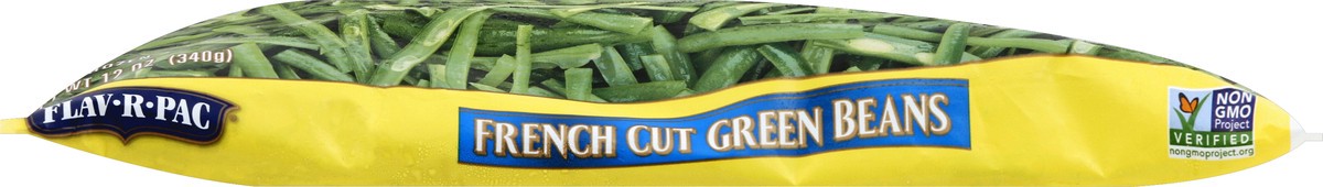 slide 3 of 6, Flav-R-Pac Frozen French Cut Green Beans, 12 oz