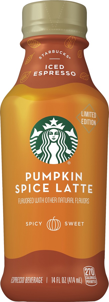 slide 6 of 8, Starbucks Pumpkin Spice Latte Iced Espresso - 14 oz, 14 oz