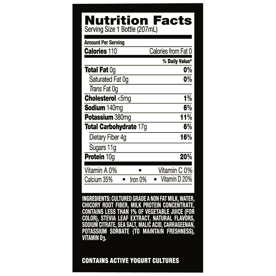 Dannon Oikos Strawberry Nonfat Yogurt Drink 7 fl oz Shipt