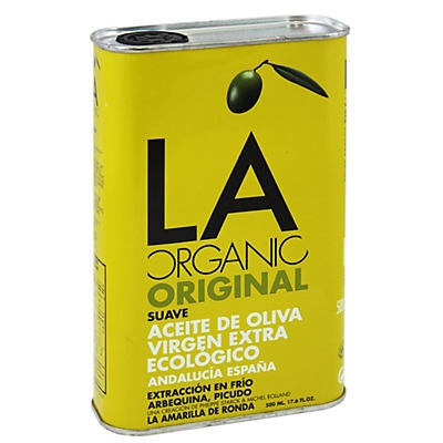 slide 1 of 1, LA Organic Suave Extra Virgin Olive Oil, 17.6 oz