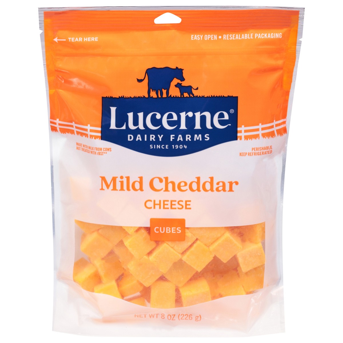 slide 3 of 4, Lucerne Mild Cheddar Cheese Cubes 8oz - 8 Oz, 8 oz