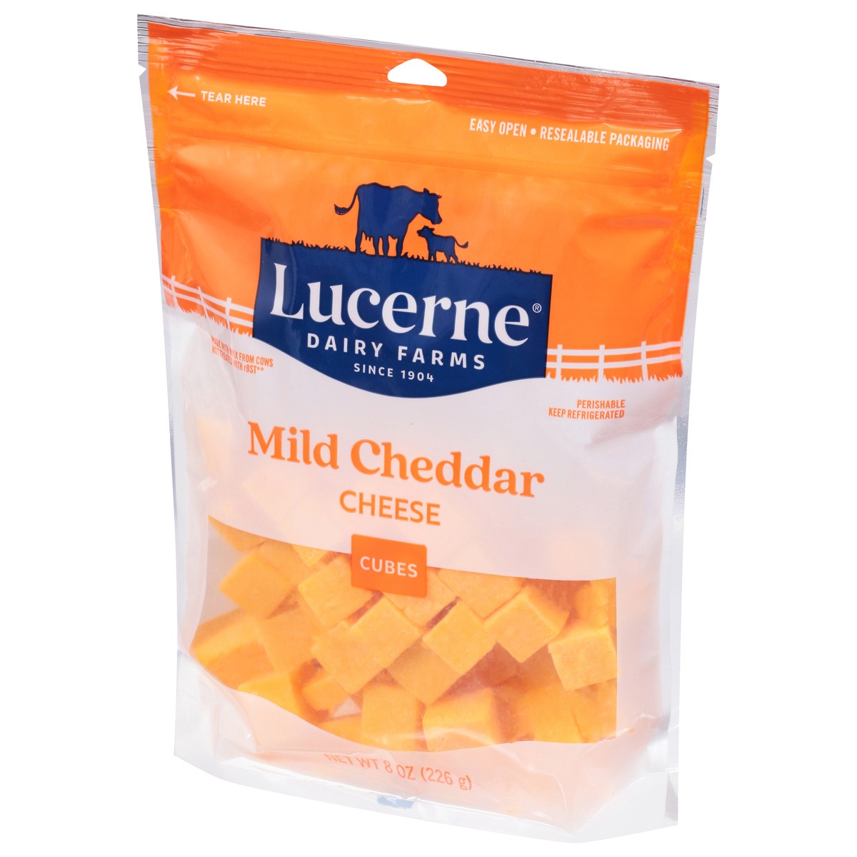 slide 2 of 4, Lucerne Mild Cheddar Cheese Cubes 8oz - 8 Oz, 8 oz