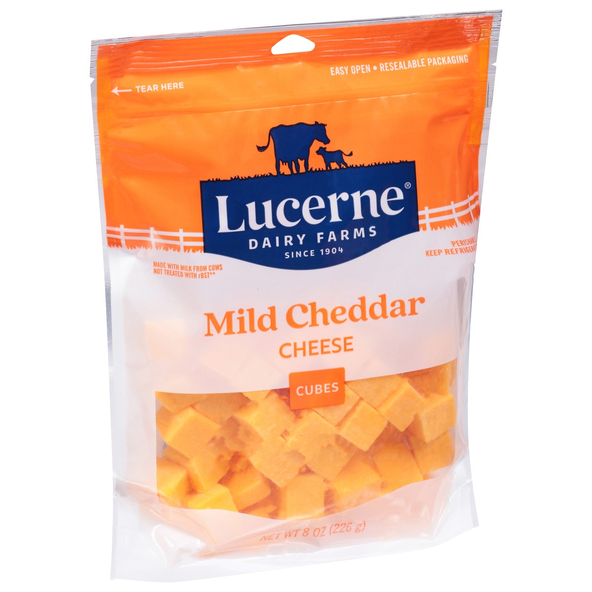 slide 4 of 4, Lucerne Mild Cheddar Cheese Cubes 8oz - 8 Oz, 8 oz
