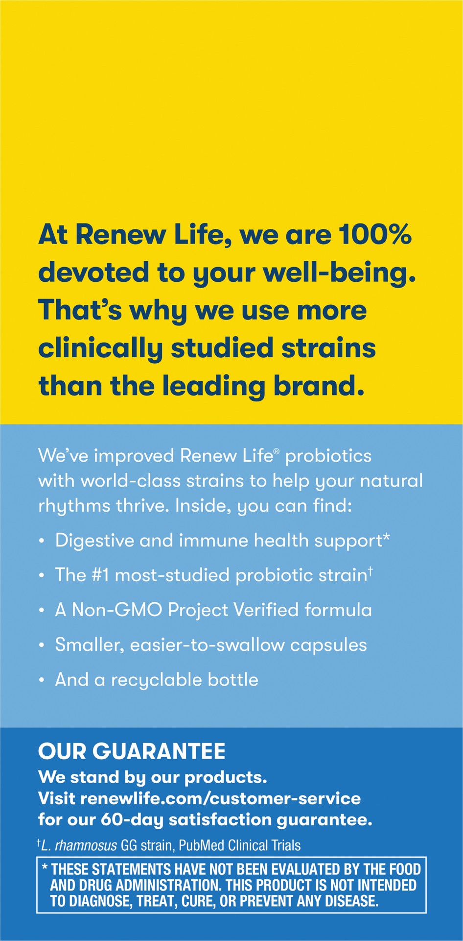 slide 3 of 5, Renew Life Extra Care Probiotic Capsules, 1 ct