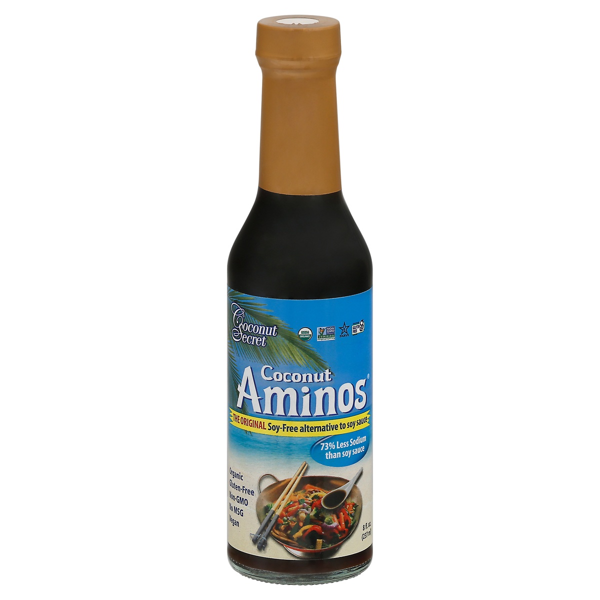 slide 1 of 1, Coconut Secret Seasoning Sauce Soy-Free Aminos, 8 fl oz