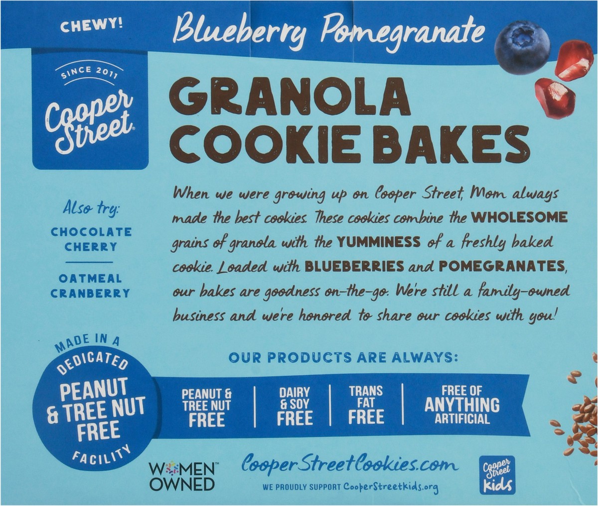 slide 2 of 9, Cooper Street Cookies Granola Blueberry PomegraNaturale, 6 oz