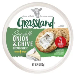 Grassland Onion & Chive Cream Cheese Wedges