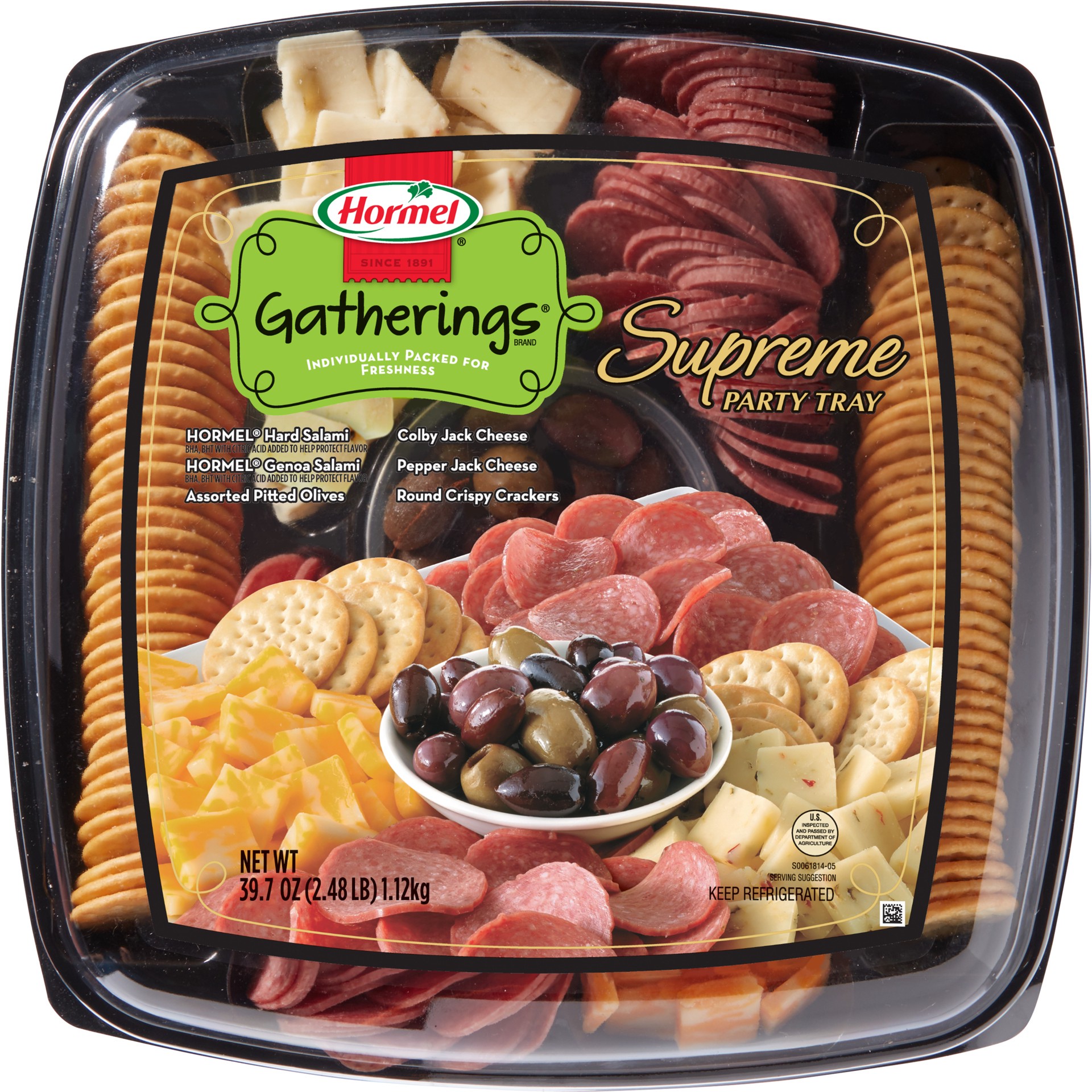 slide 1 of 1, Hormel GATHERINGS Supreme Party Tray, 2.48 lb