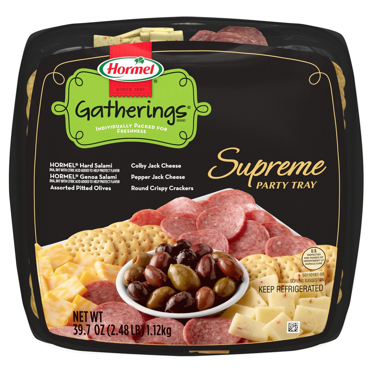 slide 1 of 1, HORMEL GATHERINGS Supreme Party Tray, 39.7 oz