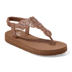 Sol Borne Women Britt Casual Sandal, Tan, Size 10