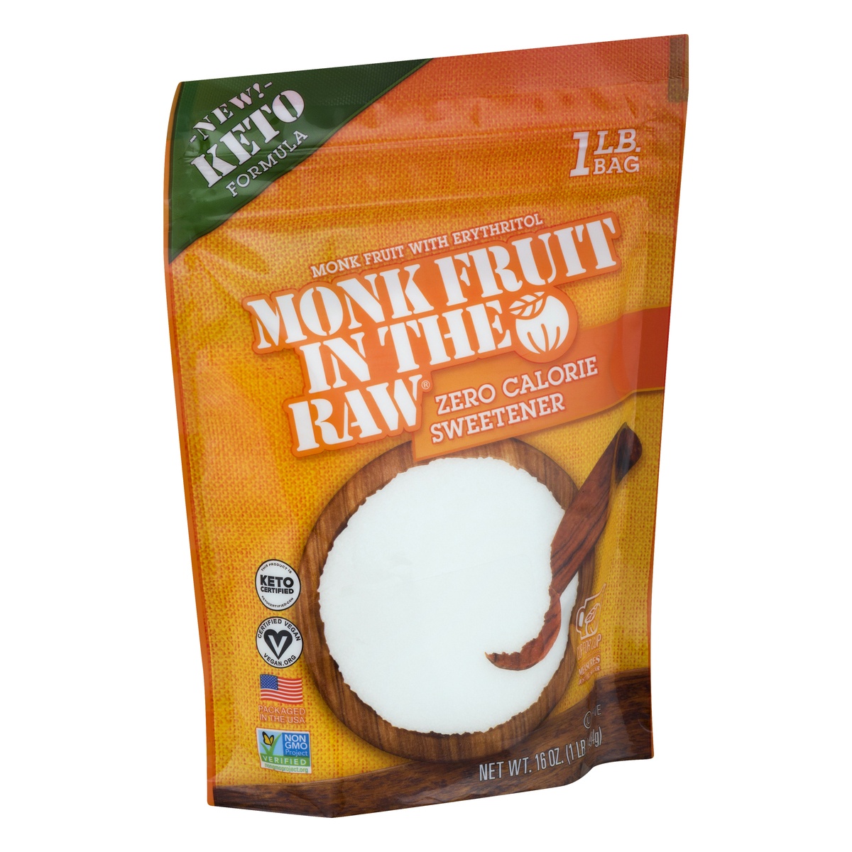 slide 2 of 10, Monk Fruit In The Raw Zero Calorie Sweetener, 16 oz