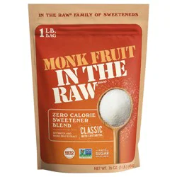 Monk Fruit In The Raw Zero Calorie Sweetener 16 oz. Bag