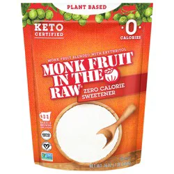 Monk Fruit In The Raw Zero Calorie Sweetener 16 oz. Bag