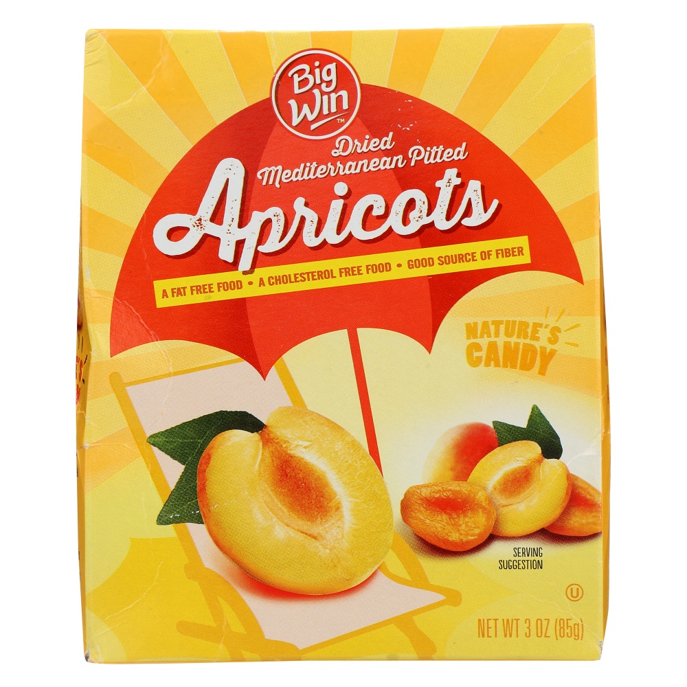 slide 1 of 4, Big Win Dried Apricots, 3 oz