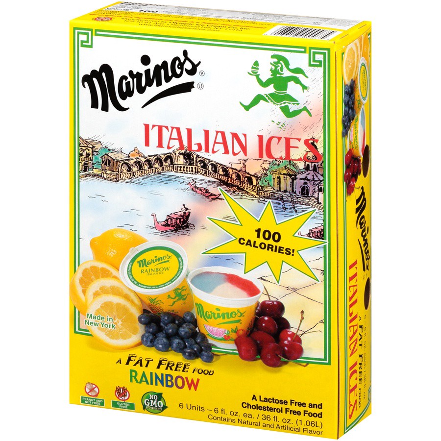 slide 3 of 8, Marino's Rainbow Itlaian Ice, 36 fl oz