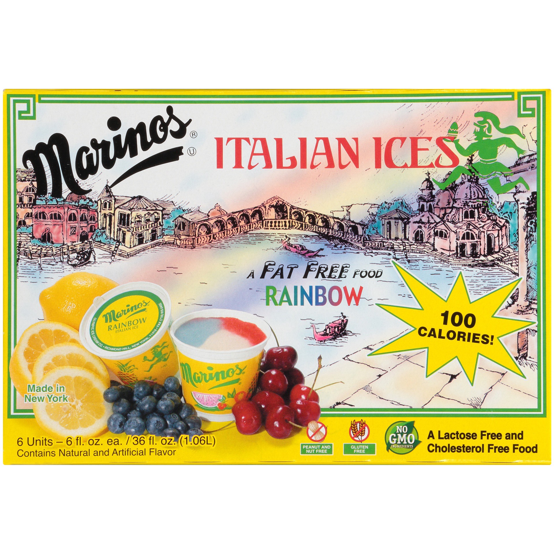 slide 4 of 8, Marino's Rainbow Itlaian Ice, 36 fl oz