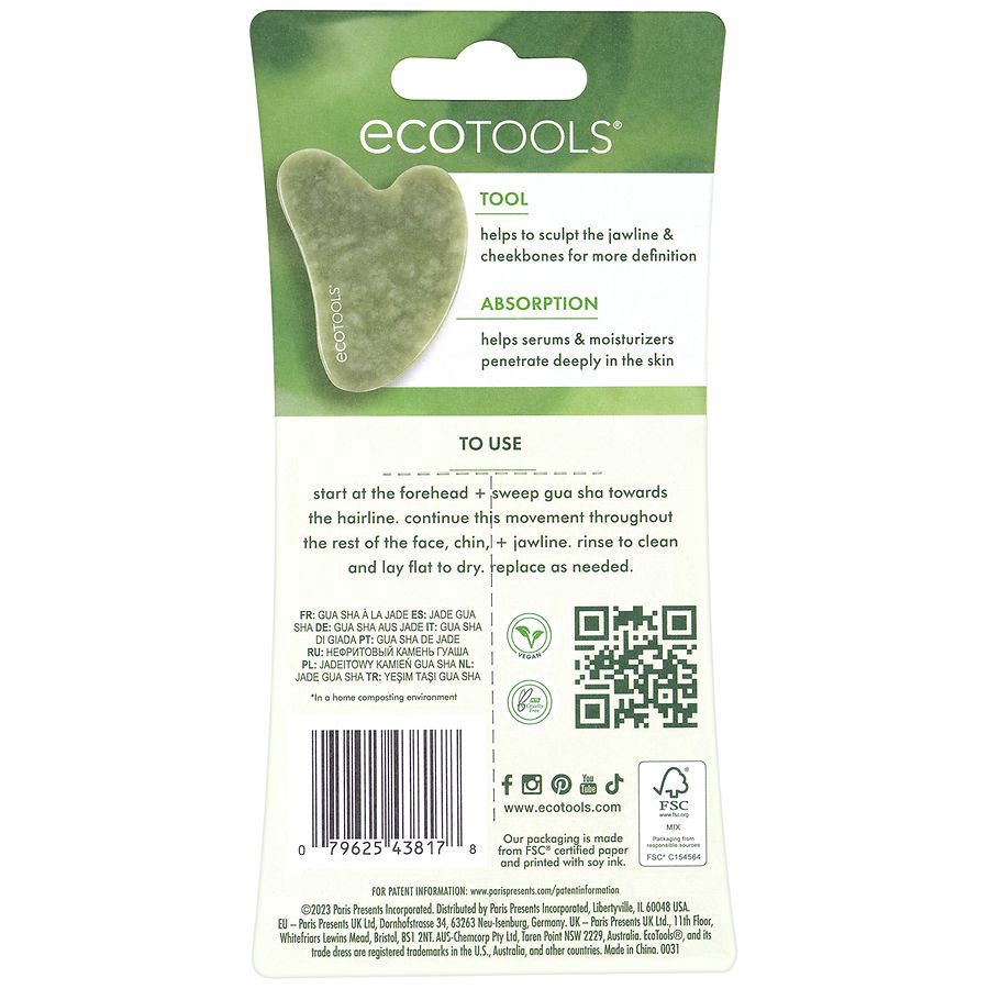 slide 3 of 3, EcoTools Jade Gua Sha, 1 ct