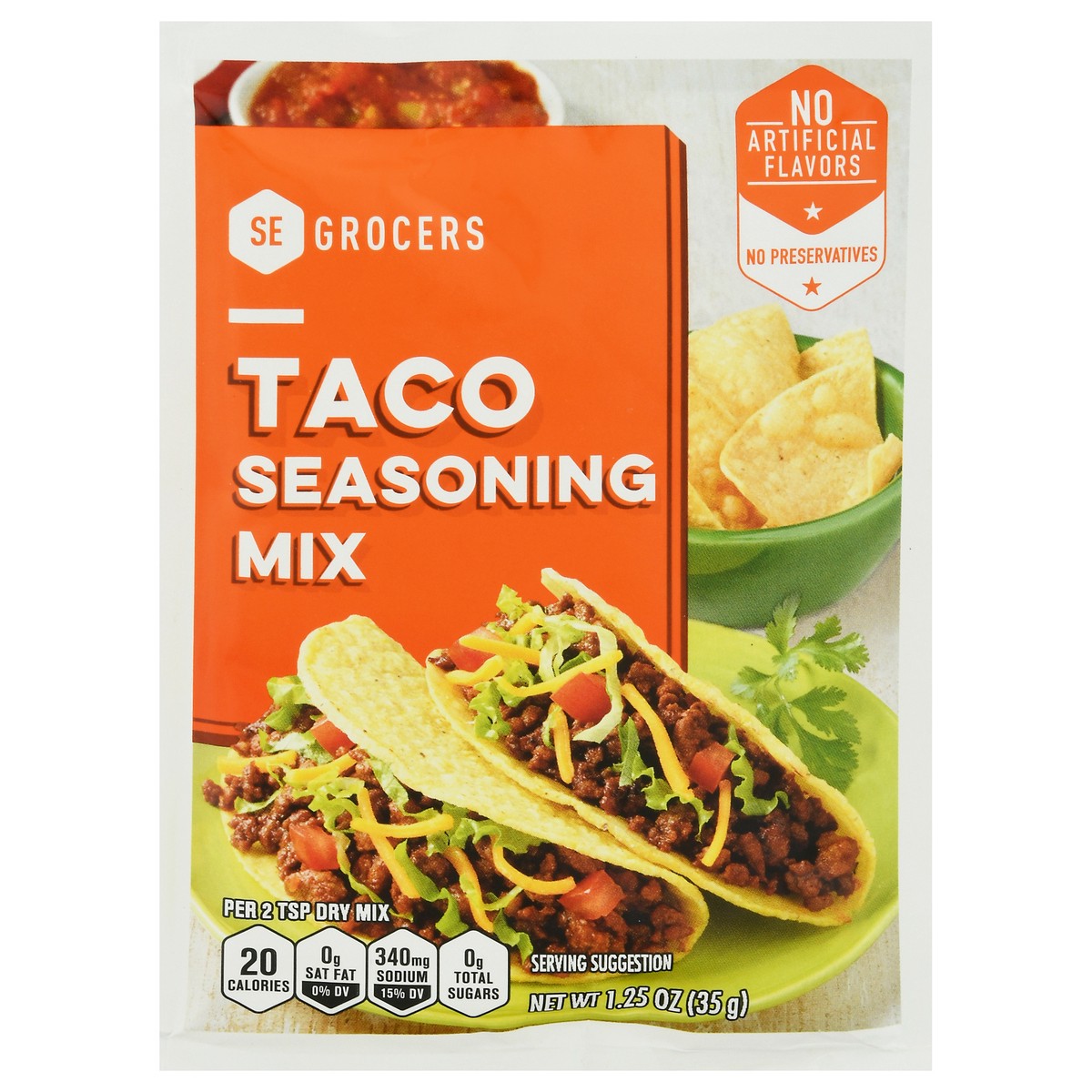 slide 6 of 14, Se Grocers Taco Seasoning, 1.2 oz