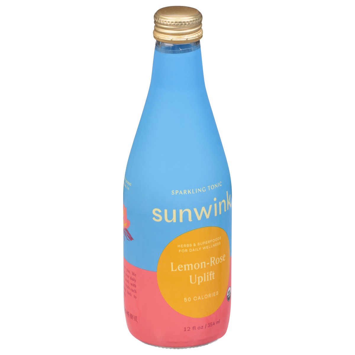 slide 9 of 14, Sunwink Lemon-Rose Uplift Sparkling Tonic - 12 fl oz, 12 fl oz